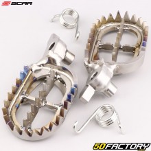 Apoio para os pés Yamaha YZF 250 (desde 2024), 450 (desde 2023)... Scar Titane