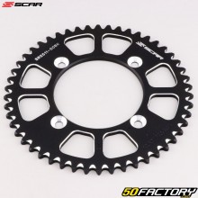 Dentes coroa 50 alu 420 KTM SX 65, Gas Gas MC, Husqvarna TC (desde 2025) Scar (anti-lama) preto
