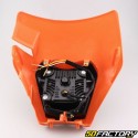 KTM EXC type headlight plate (2020 - 2023) with orange LEDs