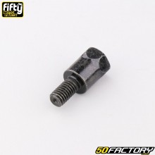 Adaptador de espelho Ø10 mm a Ø8 mm Fifty preto (rosca interna padrão Ø10 mm, rosca externa padrão Ø8 mm)