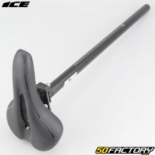 BMX bike recovery seatpost and saddle Ø27.2x600 mm ICE Relax black