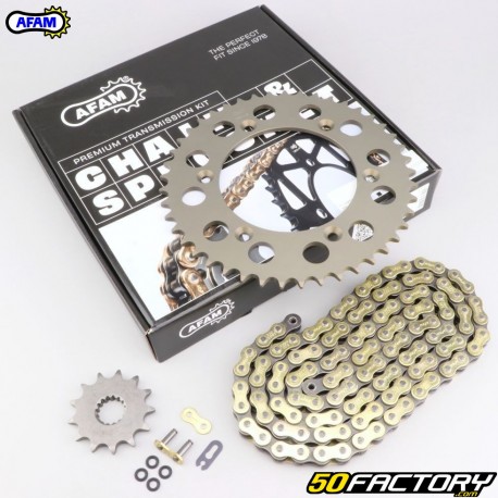 Kit de corrente 13/45 KTM EXC 250 TBI (desde 2024) Afam (relação de transmissão original)