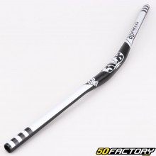 Aluminum bicycle handlebar Ø31.8 mm 780 mm black and gray