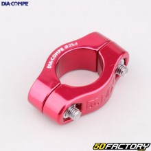 Abraçadeira de espigão de bicicleta Ø25.4 mm Dia-Compe DC2 MX 1500 vermelha