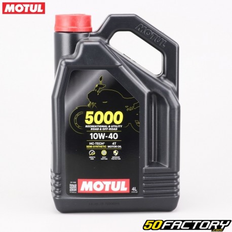 Aceite del motor 4T 10W40 Motul 5000 4L