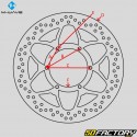 Bicycle brake disc Ø160 mm 6 holes M-Wave BD-160