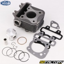 Cilindro pistone in ghisa Ø40 mm Piaggio Zip,  Liberty,  Vespa LX 50 4T... (2 valvole) Magneti Marelli
