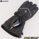 Luvas aquecidas RockMotocicletas pretas aprovadas pela CE