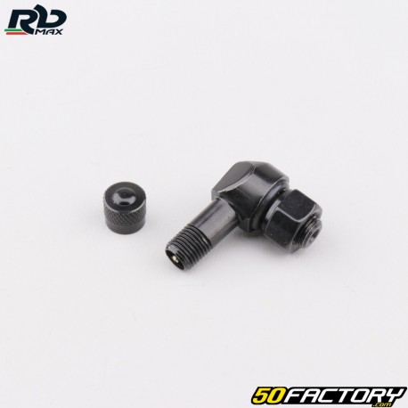 8.3 mm abgewinkeltes Aluminium-Tubeless-Ventil RB Max schwarz (einzeln)