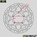 Front brake disc Suzuki  GSF 600 Bandit, SV 650, GSX 750... Ø290 mm floating NG Brakes