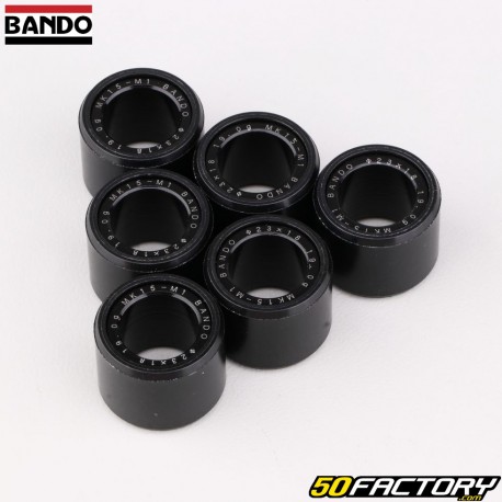 Rodillos de variador 19g 23x18 mm Kymco Dink,  Piaggio X9 250... Bando