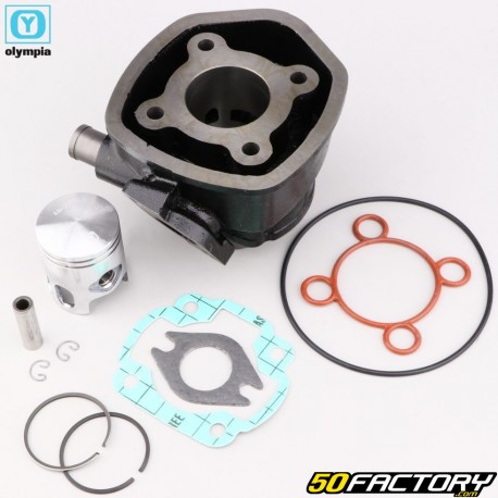Cylinder piston cast iron Ã˜40 mm Minarelli horizontal liquid MBK Nitro,  Yamaha Aerox... 50 2T Olympia