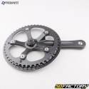 Pedivela de bicicleta &quot;fixie&quot; Prowheel 42 mm preta, 170 dentes, coroa única