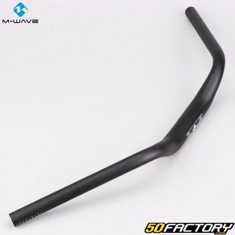 Aluminum bicycle handlebar Ø31.8 mm M-Wave HB-C2.1 640 mm (rise 38 mm)