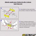 Catena per bicicletta 6 - 7 - 8 velocità 116 maglie Shimano Tourney CN-HG40