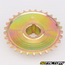 Couronne 29 dents acier 428 &Oslash;30 mm 2 parties karting KZ