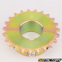 Couronne 23 dents acier 428 &Oslash;40 mm 2 parties karting KZ