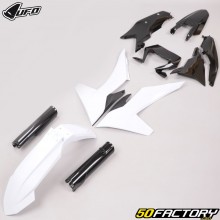Kit plastiche completo KTM EXC, EXC-F 250, 300, 350, 450... (dal 2024) UFO bianco e nero