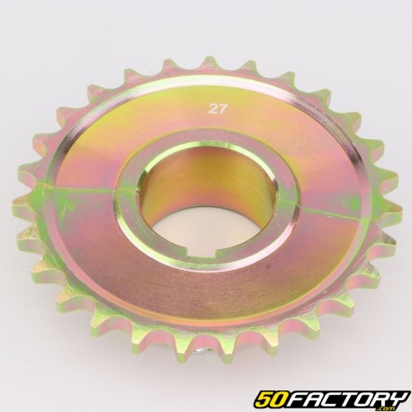 Corona 27 denti acciaio 428 Ø40 mm 2 pezzi karting KZ
