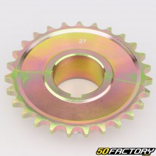 Couronne 27 dents acier 428 &Oslash;40 mm 2 parties karting KZ
