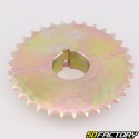 Corona 33 dientes acero 428 Ø40 mm 2 piezas karting KZ