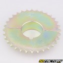 Corona 32 dientes acero 428 Ø50 mm 2 piezas karting KZ