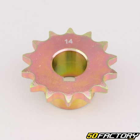 Pinhão de transmissão 14{2} de 428{1} dentes para kart Honda GX