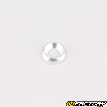 Gefräste Aluminiumscheibe zur Kartsitzbefestigung Ø8x22 mm grau (pro Stück)