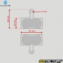 Sintermetall Fahrradbremsbeläge Typ Shimano Deore BR-M615...M-Wave