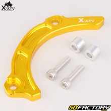 Proteção do cárter e do pinhão Suzuki LTR 450 (2006 - 2009) X-ATV ouro