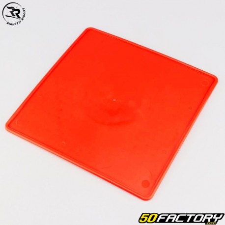 Placa de matrícula de karting, kartcross, cochecross Righetti Ridolfi rojo