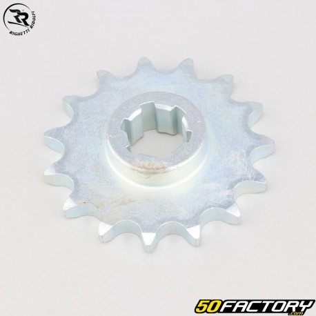 Transmission pinion 15 teeth 428 karting 125 KZ Righetti Ridolfi