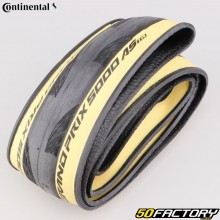 Neumático de bicicleta 700x32C (32-622) Continental GP 5000 All Season TLR paredes laterales beige con cuentas flexibles
