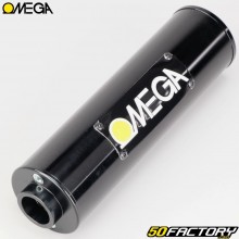 Silenciador Peugeot 103, MBK 51 (distancia entre ejes 33, 36, 38, 41 mm) Omega Revo 2 negro