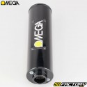 Silenciador Peugeot 103, MBK 51 (distancia entre ejes 33, 36, 38, 41 mm) Omega Revo 2 negro
