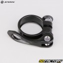 Abrazadera de tija de sillín de bicicleta Promax negra de liberación rápida Ø34.9 mm