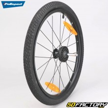 Reboque de bicicleta de 20&quot; roda esquerda Polisport
