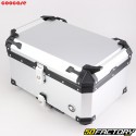 Top case Motocicleta de alumínio 60L, scooter universal Coocase X3 cinza (com platina)