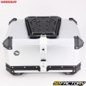 Top case Motocicleta de alumínio 60L, scooter universal Coocase X3 cinza (com platina)