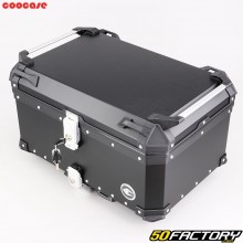 Top case 60L aluminum motorcycle, scooter universal Coocase X3 black (with platinum)