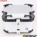 Top case Motocicleta de alumínio 40L, scooter universal Coocase X1 cinza (com platina)