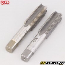 Machos para roscar (parte activa y calibrada) 18x1.50 mm (juego de 2) BGS