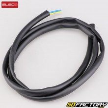 Elec Universal 0.5mm Electrical Wire Extension Cable (3 Wires, Black Sheath) (1 Meter)