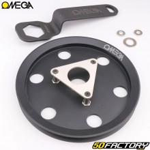 Disco de polea de embrague ØXNUMX mm (mordazas Omega) Peugeot  XNUMX SPX, RCX , Clip... Omega negro