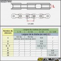 Catena per bicicletta Contec C.11{1} a 116{3} velocità e 11{2} maglie, argento e nero