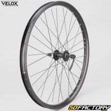 Ruota anteriore in alluminio nero Vélox Mach24{4} Kargo L da 25{1}&quot; (507{2}-1{3}) (sgancio rapido)