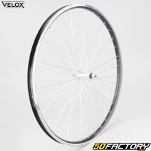 Ruota anteriore in alluminio nero Vélox Mach28{4} M23{5} da 622{1}&quot; (1{2}-840{3}) (bloccaggio con dadi)