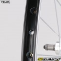 Rueda trasera de bicicleta 700C (13-622) para rueda libre 5/6/7S Vélox Mach1 CFX aluminio negro (liberación rápida)