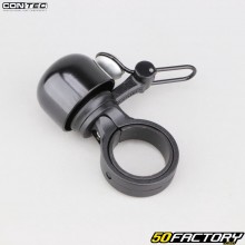 Timbre para bicicleta y patinete Contec Diamond Bing negro y plateado