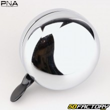 Timbre de bicicleta y patinete cromado PNA Ø80 mm